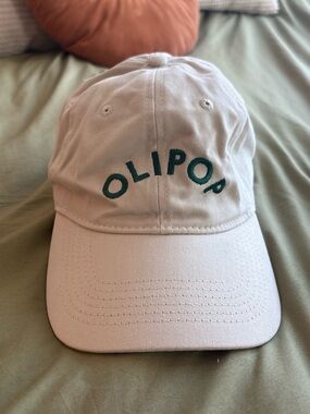 Logo Cotton Baseball Cap in Light Beige